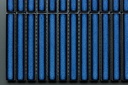 GLAZED PINSTRIPE COBOLT 29,9X29,6 MOSAIKK KIT KAT