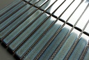 GLAZED PINSTRIPE DENIM 30X29,6 MOSAIKK KIT KAT