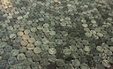 INDIAN GREEN COINS MOSAIC 32,5X33