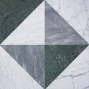 INDIAN GREEN TRIANGLE HONED 40X56 10MM 