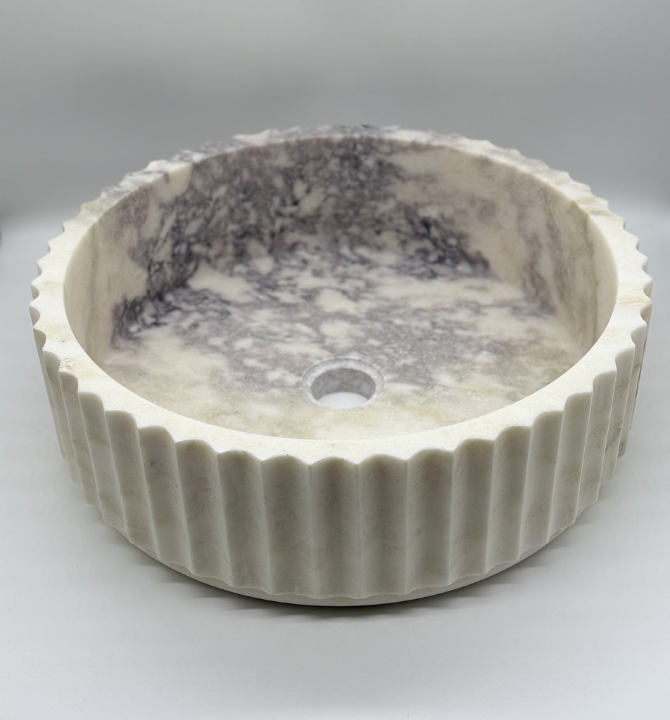 CALACATTA VIOLA MARMOR SERVANT Ø40 CM RUND