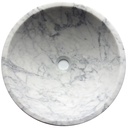 SERVANT MARMOR CARRARA -Ø42 CM 14,5 CM HØY