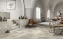 EFFETTO PIETRA DI OSTUNI TUFO 20X20 9MM MATT CHISELLED