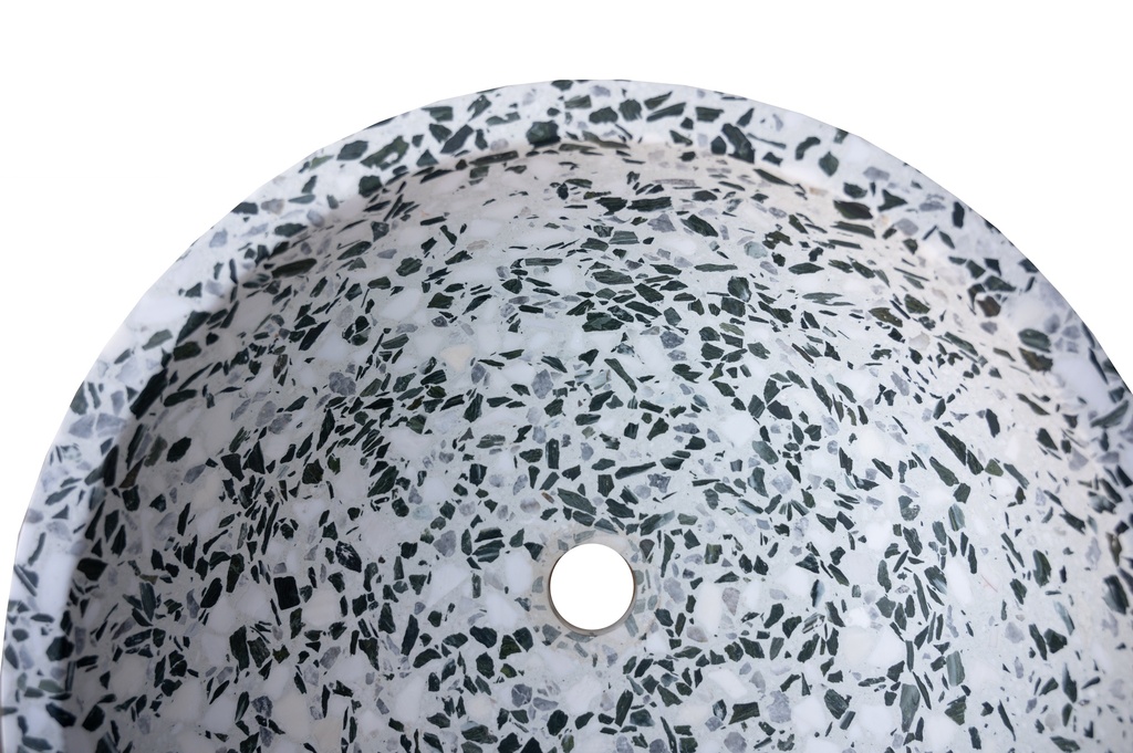SERVANT TERRAZZO INDIAN GREEN RUND 