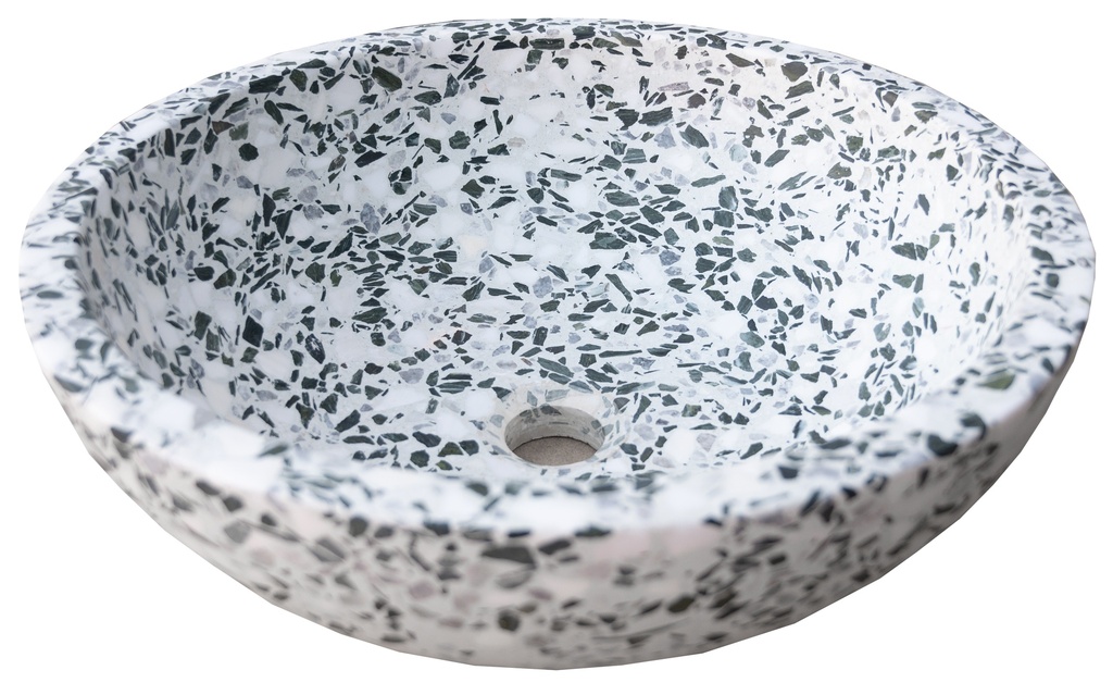 SERVANT TERRAZZO INDIAN GREEN RUND 