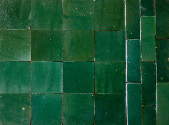 ZELLIGE DARK GREEN 10X10 12MM 