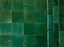 ZELLIGE DARK GREEN 10X10 12MM 