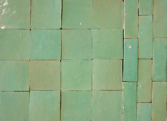 ZELLIGE  SOFT TURQUOISE 10X10 12MM 