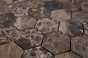 BRUN MARMOR HEXAGON 4,8X4,8 10MM 
