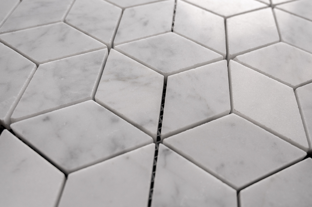 CARARRA DIAMOND MOSAIC 7,5X4,5 7MM 