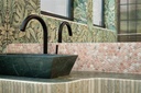NORSK ROSA MARMOR COINS MOSAIC 32X32,5 7MM