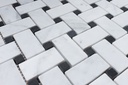 CARRARA BASKET WEAVE MOSAIC 31,5x31,5 8MM
