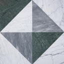 CARRARA WHITE MARMOR TRIANGLE 40X56 10MM