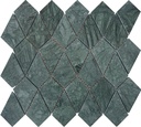 INDIAN GREEN EVENTYRLIG MOSAIC 28,5X31 10MM  HONED (SILKEMATT)