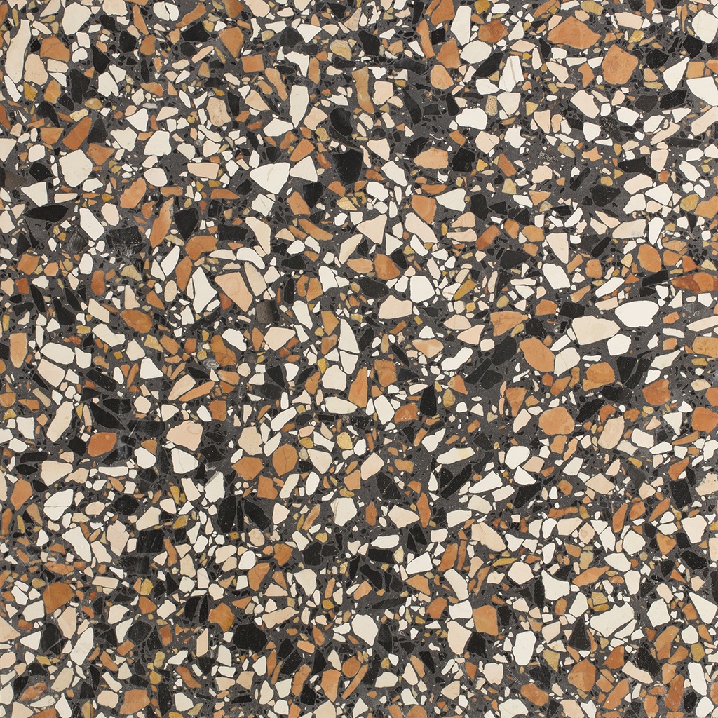 [AGSB463] TERRAZZO SB 114 MULTICOLOR GRIGIO 40X40 2CM HONED R9