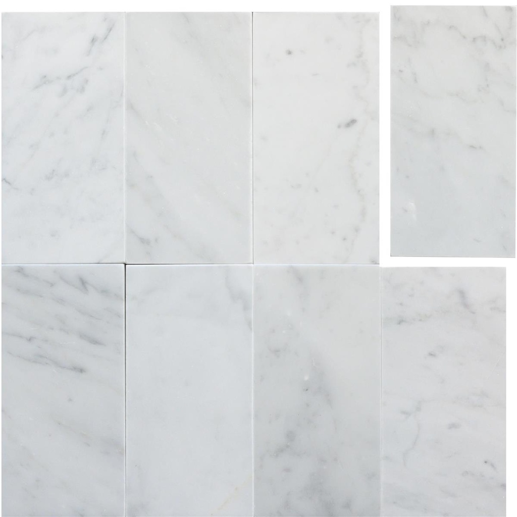 [ULA151] CARRARA C 7,5x15 10MM HONED (SILKEMATT)