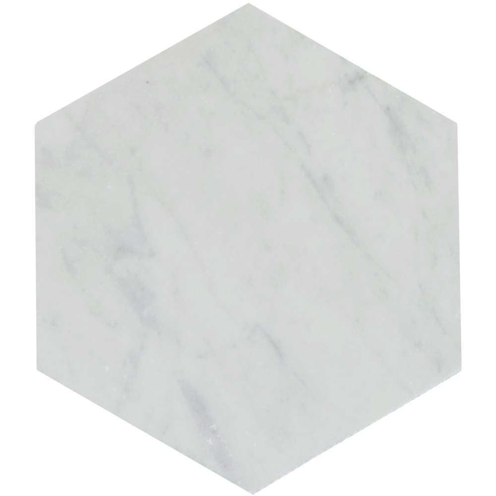[ULA168] CARRARA HEXAGON MARMOR 15X17,3 10MM 