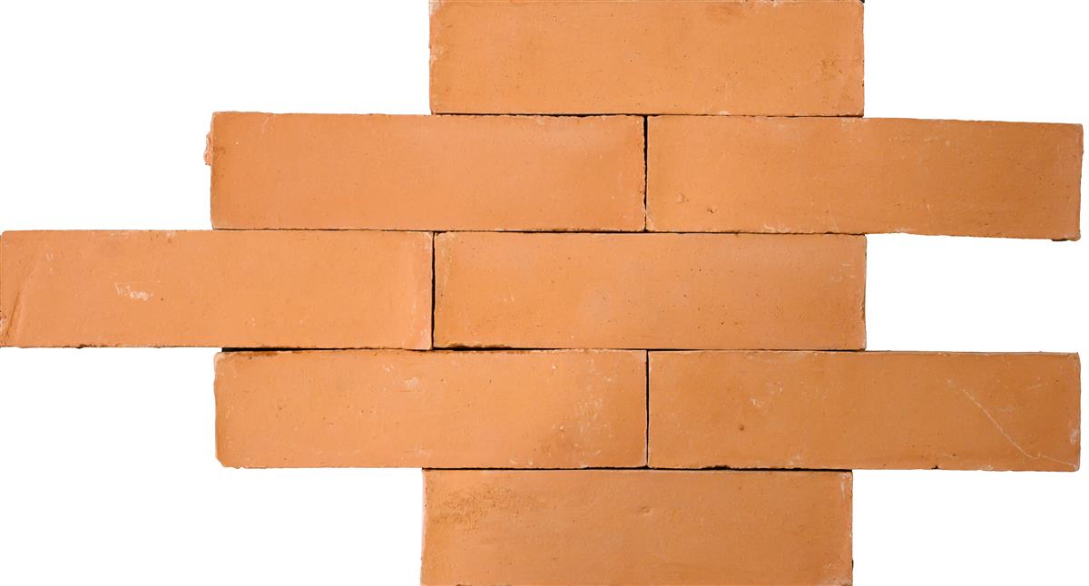 Terracotta bricks orange 6x22x2 cm