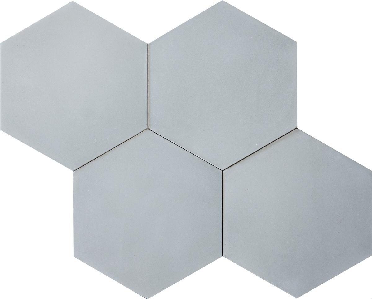 Hexagon Blue-Grey 17,4x15x1,6 cm