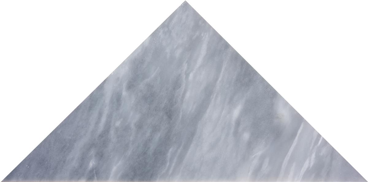 Bardiglio Triangle Marmor 40x56x1 cm 