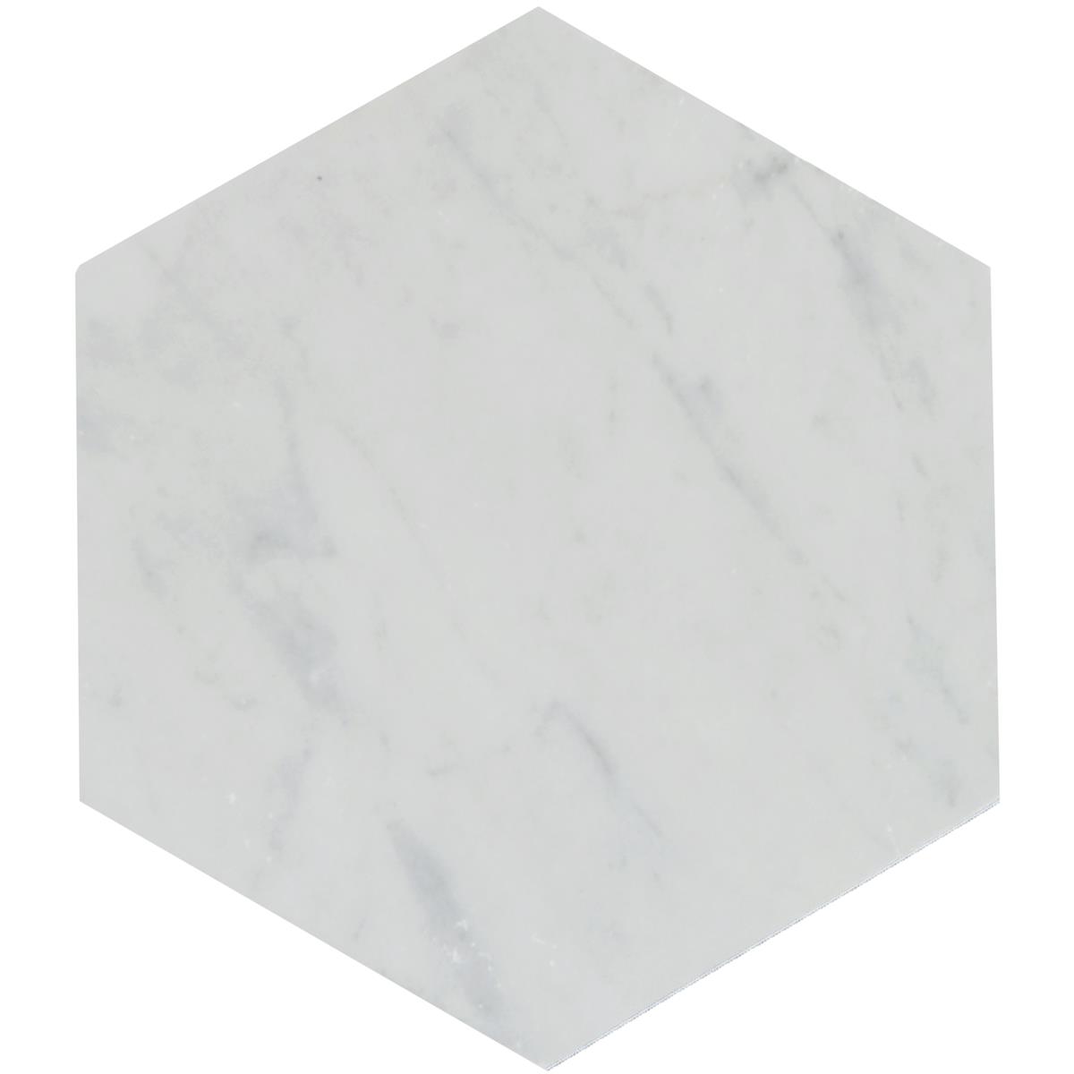 Carrara Hexagon marmor 15x17,3x1 cm