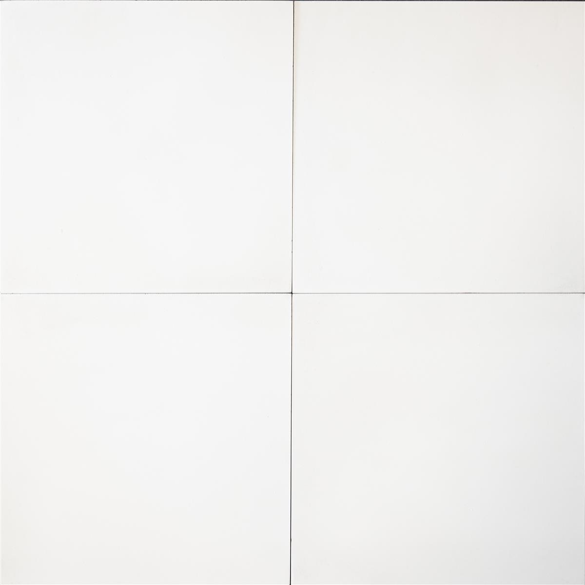 Plain white 20x20x1,2 cm