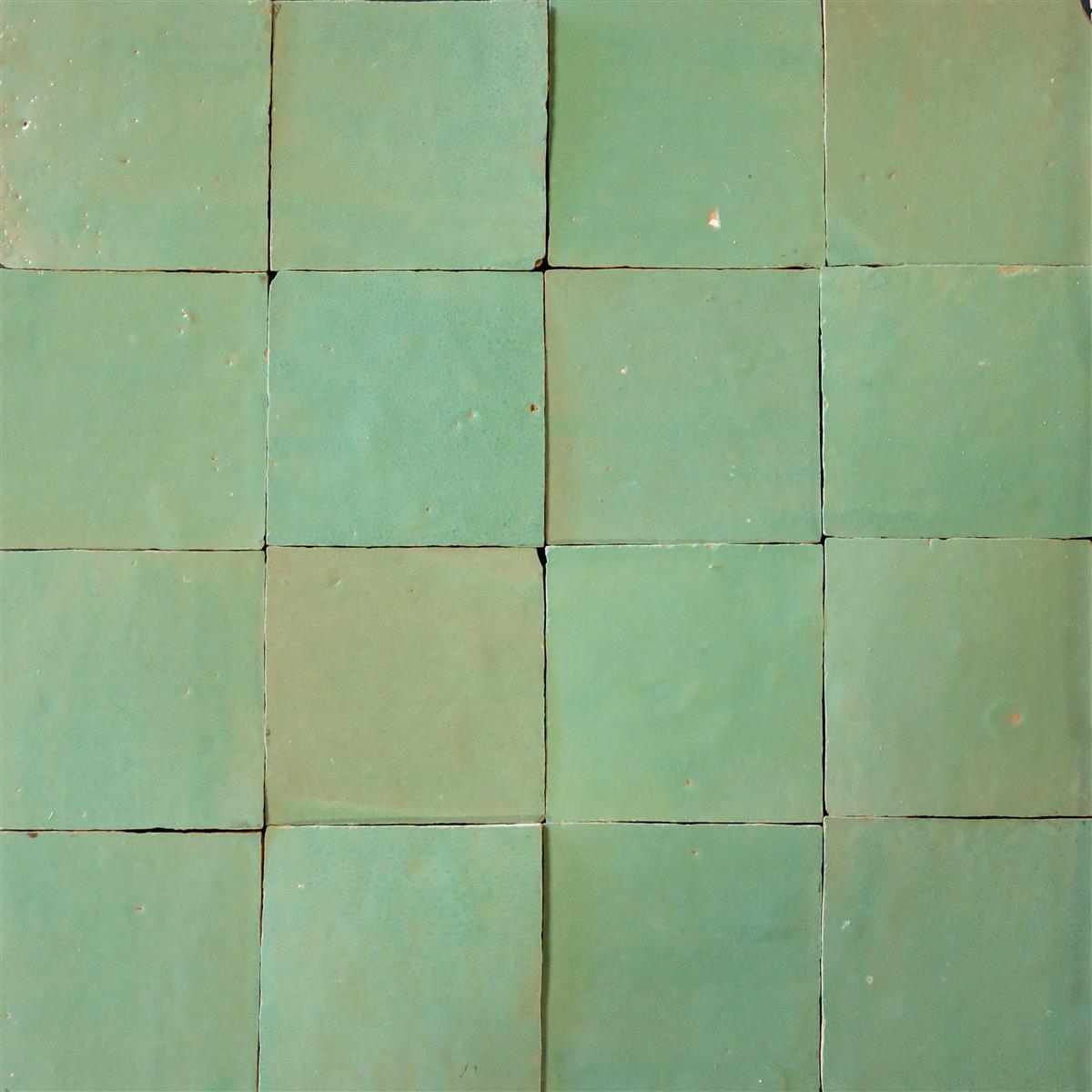 Zellige Soft Turquoise 10x10x1,2 cm