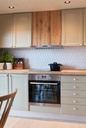 GLAZED FEATHER WHITE 34x29 MOSAIKK