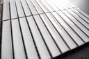 GLAZED PINSTRIPE WHITE 29,9X29,6 MOSAIKK KIT KAT