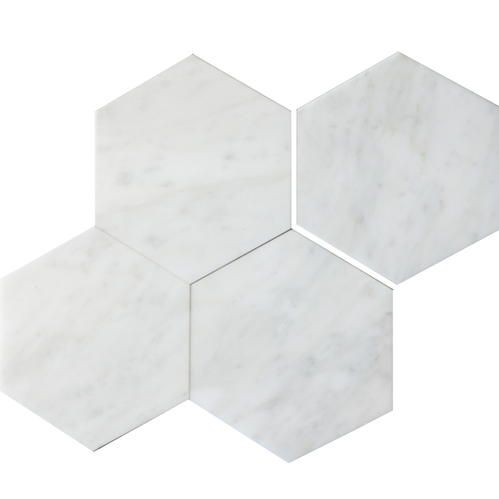 CARRARA HEXAGON MARMOR 15X17,3X1 