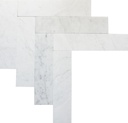 CARRARA MARMOR 7,6X15 10MM HONED  