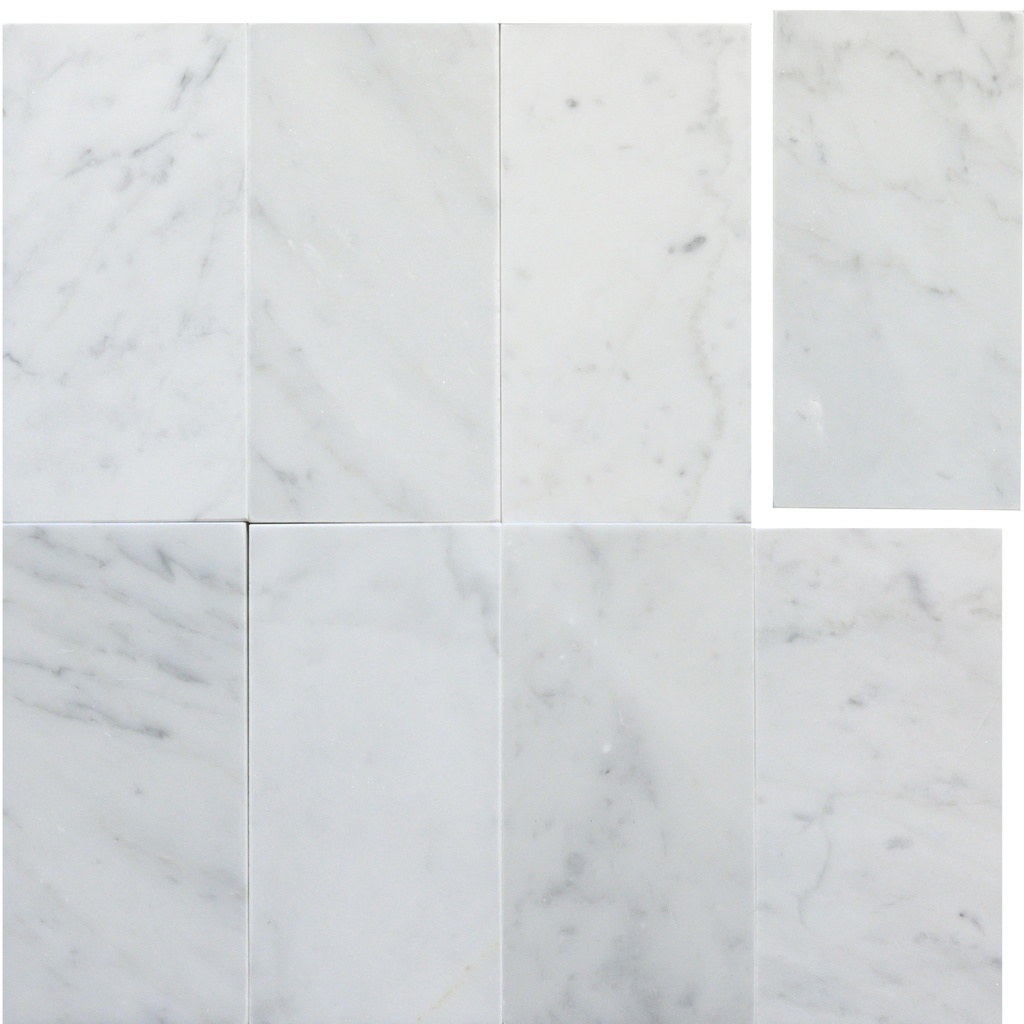 CARRARA MARMOR 7,6X15 10MM HONED  