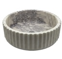 CALACATTA VIOLA MARMOR SERVANT Ø40 CM RUND MED RILLET YTTERKANT