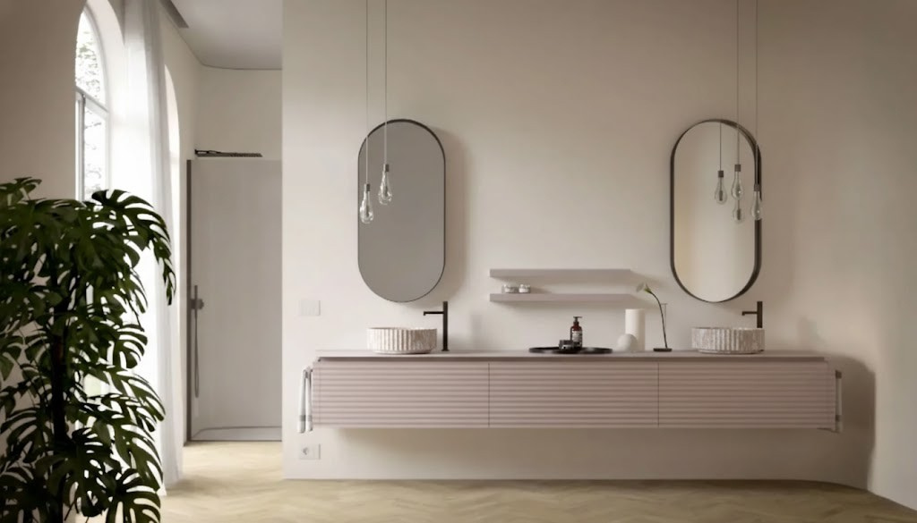 NORSK ROSA FAUSKE MARMOR SERVANT Ø40 CM CONCAVE