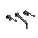 SP albue håndvaskbatteri med 200mm fast tud indbygning/mur