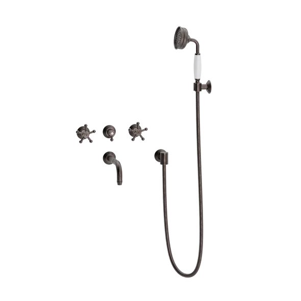 Christiansborg indbygningsbatteri med kartud og håndbrusersæt