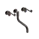 SP albue køkkenbatteri med S200 mm svingtud indbygning/mur