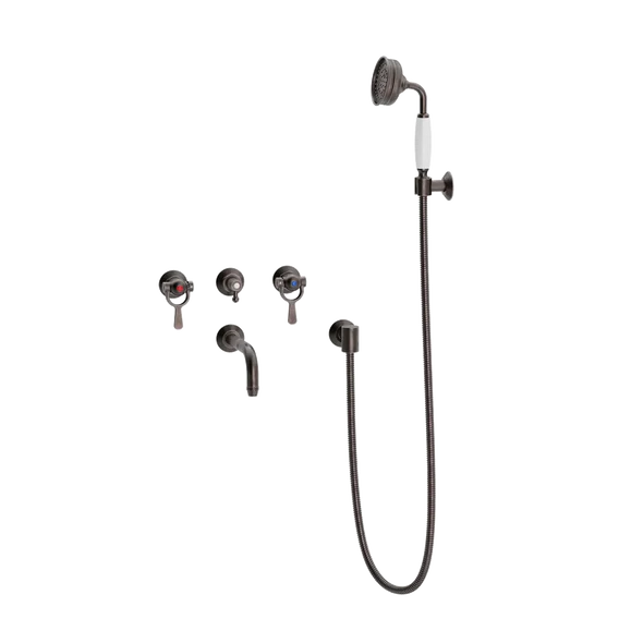 SP indbygningsbatteri med kartud og håndbrusersæt