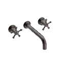 Christiansborg håndvaskbatteri med 200mm fast tud, indbygning/mur