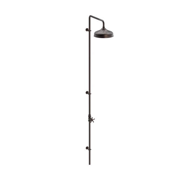 Christiansborg udebruser (EPDM) til vand fra haveslange med Ø220mm brusehoved