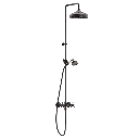 Christiansborg brusebatteri med hoved- og håndbrusersæt