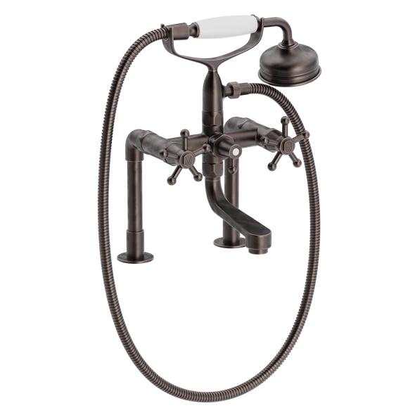 Christiansborg kar & brusebatteri på små standere & med håndbrusesæt