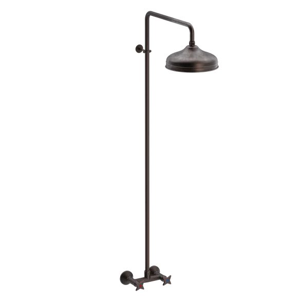 Krydsgreb brusebatteri med hovedbrusersæt