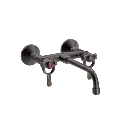 SP vægbatteri med V200 mm fast tud