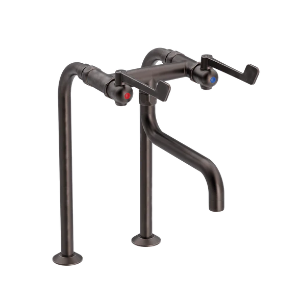 SP albue køkkenbatteri på standere med S200 mm svingtud