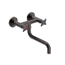 Krydsgreb vægbatteri med S200 mm svingtud