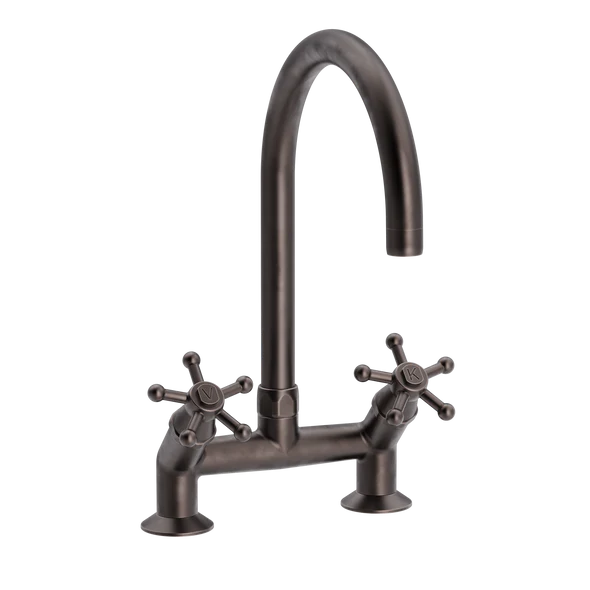 Christiansborg køkkenbatteri med U200 mm svingtud 45gr