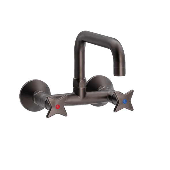 Krydsgreb vægbatteri med L200 mm svingtud