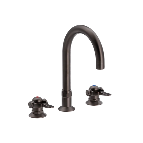 SP 3-huls håndvaskbatteri m/Ø150mm svingtud