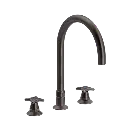 Krydsgreb 3-huls køkkenbatteri med Ø 200mm svingtud